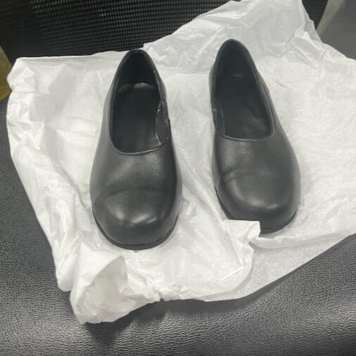 i think this was like the first pair of shoes i ever made, not that i make shoes but you know when i learnt