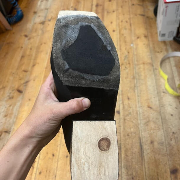 my theory is, we all know what a finished shoe looks like, so i prefer photos of the behind the scenes haha