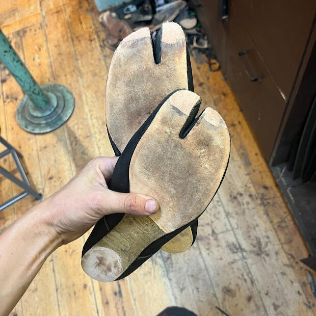 always building up those tabi toes and circle heels