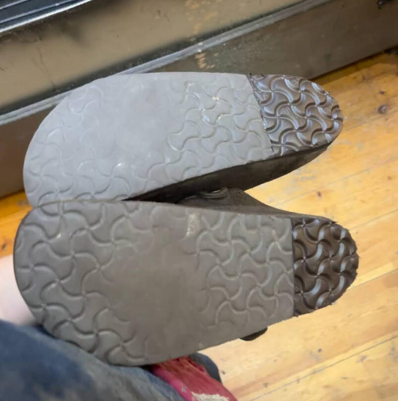 when your birkis need a new heel but not necessarily a new sole $50